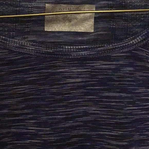 Athleta galaxy blue long sleeve rutched top - Picture 2 of 8